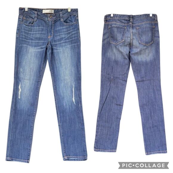 Joe FRESH Slim Blue Jeans Women’s Size 6 Distressed Light Wash Lightweight - Picture 1 of 9